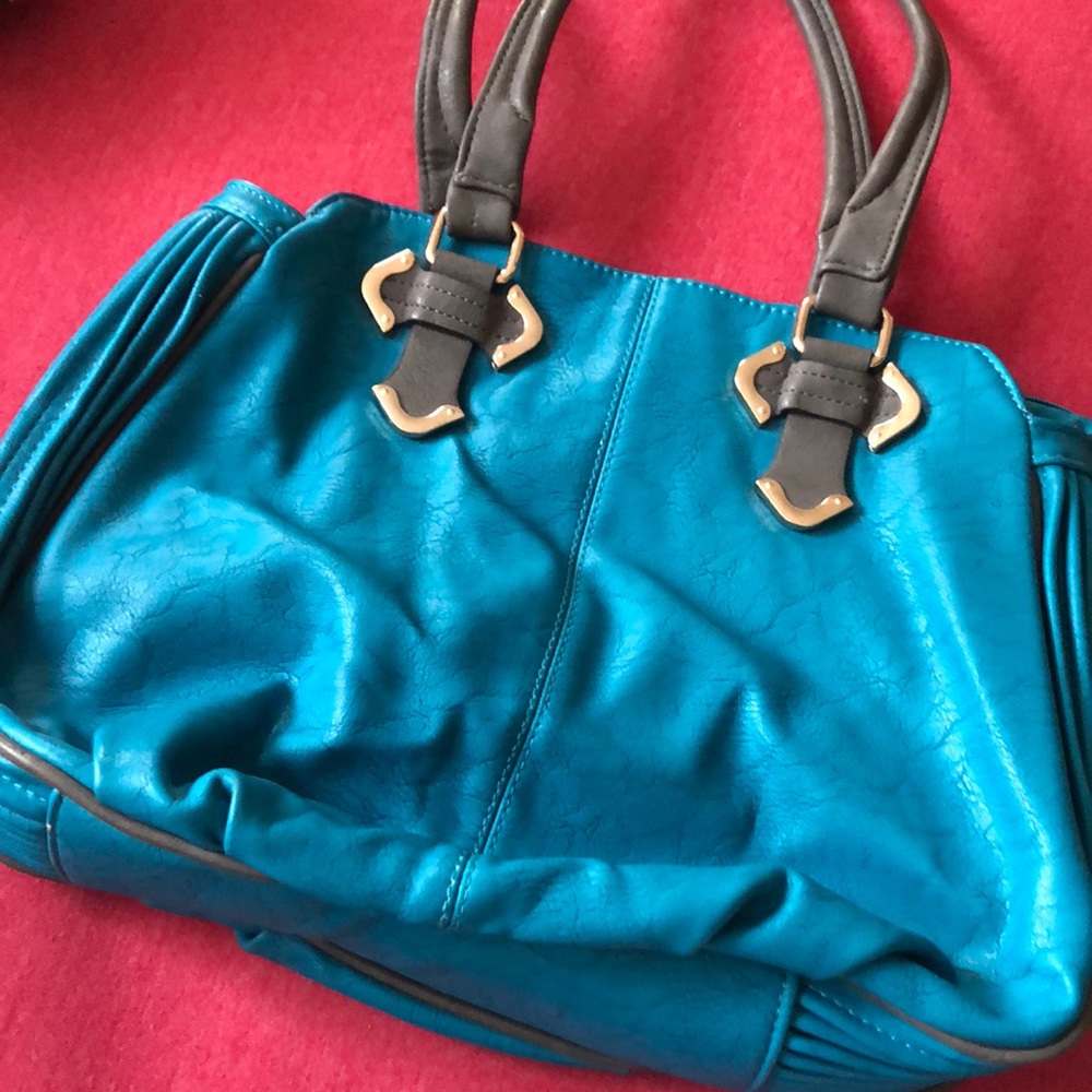 Teal purse